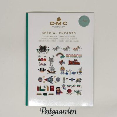 15626E DMC Børne motiver broderi - postgaarden.com