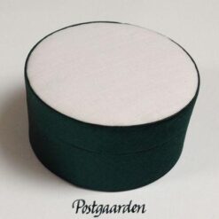 Satinæske lille rund