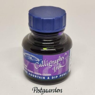 winsor & newton violet 1111688 calligraphy ink kalligrafiblæk - postgaarden.com