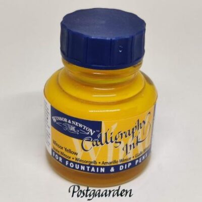 winsor & newton winsor yellow 1111730 calligraphy ink kalligrafiblæk - postgaarden.com