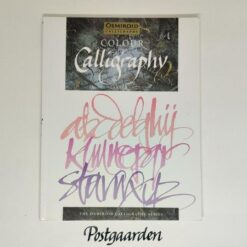 colour calligraphy osmoroid kalligrafibog - postgaarden.com