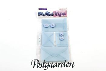 Blå kuverter