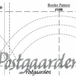 QME108 quiltebort nr. 108 tegning