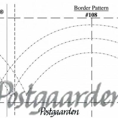 QME108 quiltebort nr. 108 tegning