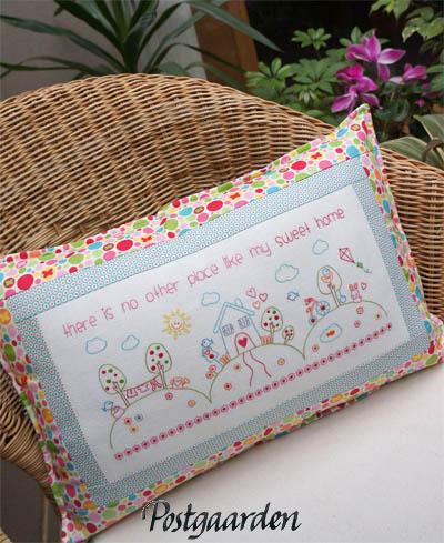 My sweet home stitchery mønster - postgaarden.com