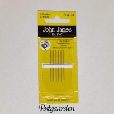 Chenille - Båndbroderi synåle str. 24 John James