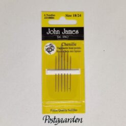 Chenille - Båndbroderi synåle 18/24 John James