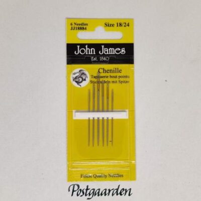 Chenille - Båndbroderi synåle 18/24 John James