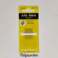 Big Eye Quiltning synåle size 10 John James