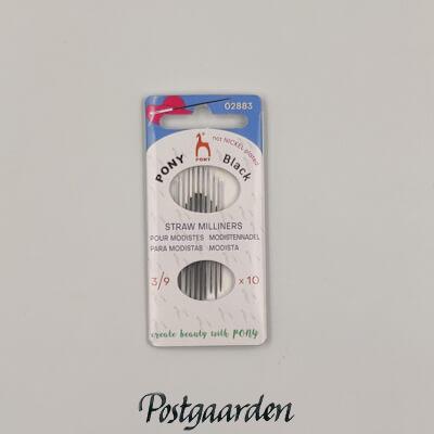 2883 pony straw milliners synåle