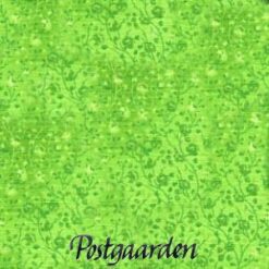 6420 Limegrøn m. grene patchwork stof