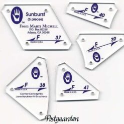 Sunburst Block - Skabelon Sæt F - Marti Michell