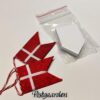 Flag pap skabeloner 100 stk. patchworkkartonFlag pap