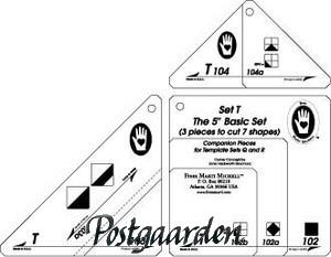 5" Basis Skabelon sæt T - Marti Michell