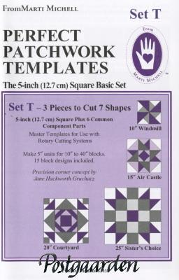 5" Basis Skabelon sæt T - Marti Michell