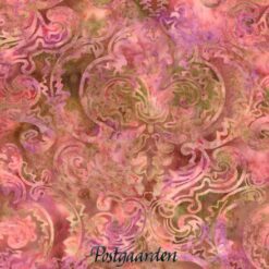 6619 Lyserød med mønster bali batik patchworkstof