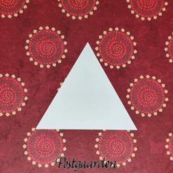 Trekant 10 cm - 100 stk. i patchworkkarton