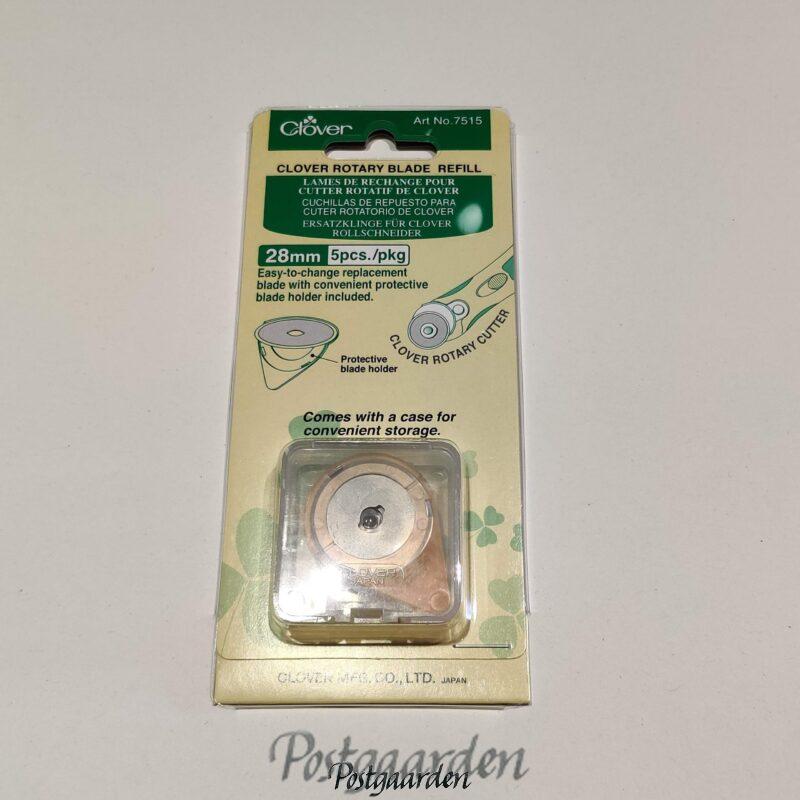 7515 28 mm refill blade til rullekniv rulleskære fra Clover