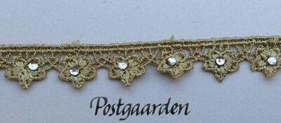 Lysgrøn blonde med sten