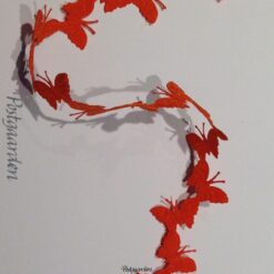 Orange sommerfugle i bånd