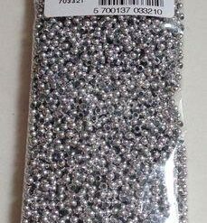 Voksperler 3 mm - Sølv