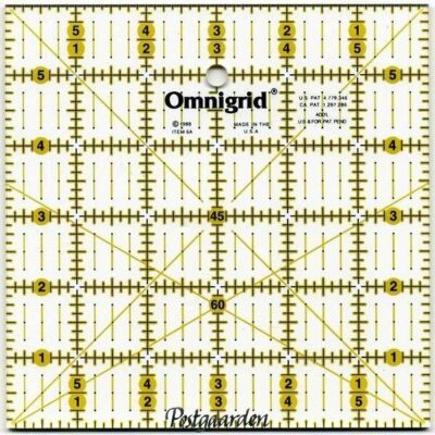 Omnigrid patchwork lineal 6" x 6"