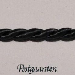 Mørk grå 4 mm kordel