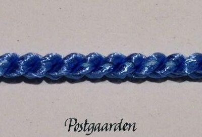 Mellemblå 4 mm kordel