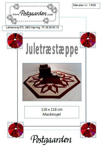 1409 Juletræstæppe mønster