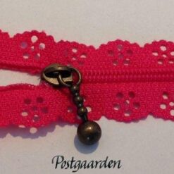 Pink blondelynlås 20 cm