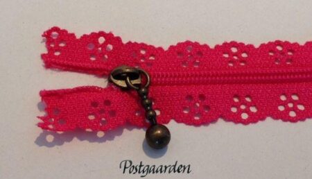 Pink blondelynlås 20 cm