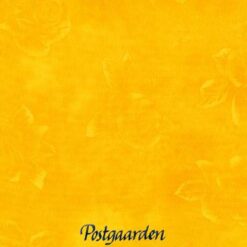 6939 Gul patchworkstof meleret med roser