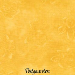 6941 Kold gul patchworkstof med roser