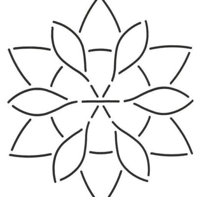 Quilteskabelon nr. 1020QC