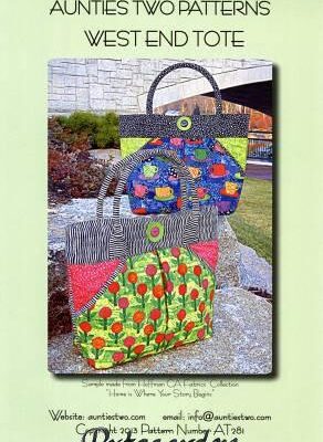 Aunties Two Patterns West End Tote