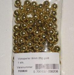 Guld Perler 8 mm