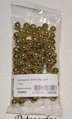 Guld Perler 8 mm