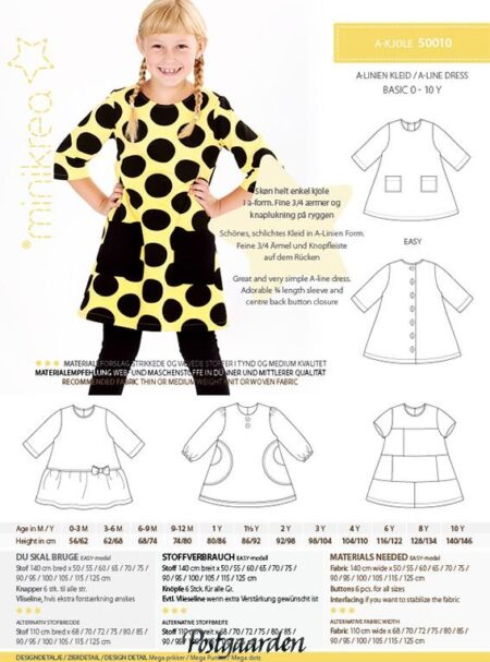A-kjole 50010