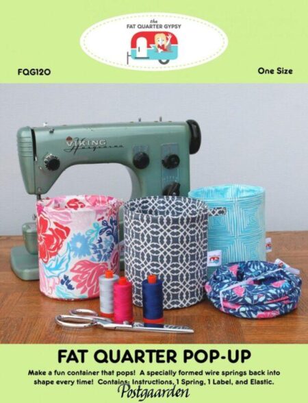 Fat Quarter Pop UP mønster med wire