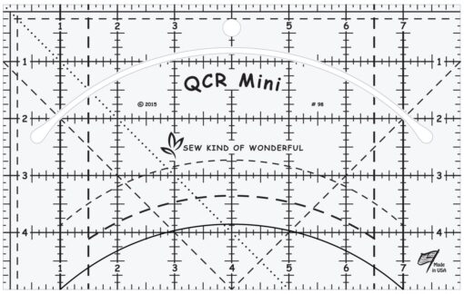 Patchworklinealern Quick Curve Ruler - MINI