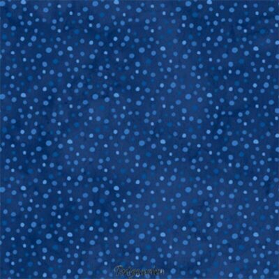 7146 - Mørkblå med prikker patchworkstof
