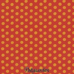 7177 Orange patchworkstof med prikker - Kaffe Fassett