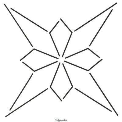 Quilteskabelon nr. 396