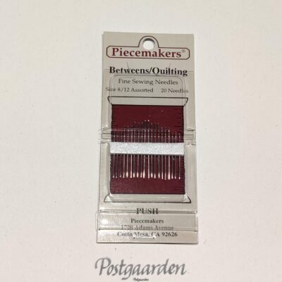 Betweens/Quilting size 8-12 synål Piecemakers