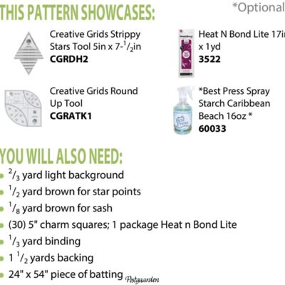 CLPDHE008 Blooming Stars Runner materialeliste