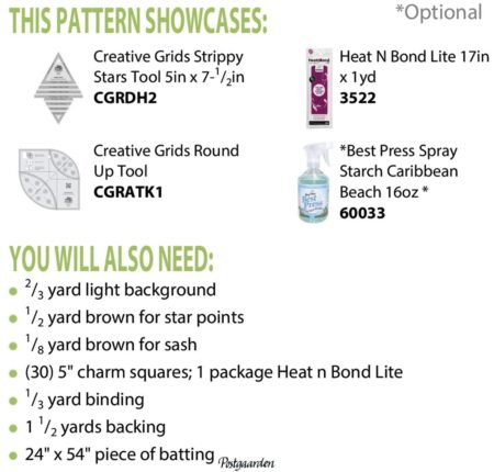 CLPDHE008 Blooming Stars Runner materialeliste