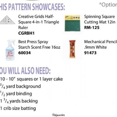 CLPBHE007 Fraternal Twins Table Runners materialeliste