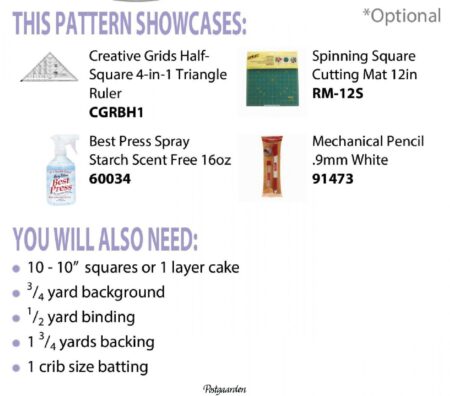 CLPBHE007 Fraternal Twins Table Runners materialeliste