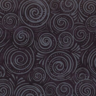 7225 Sort med grå snegle bali batik