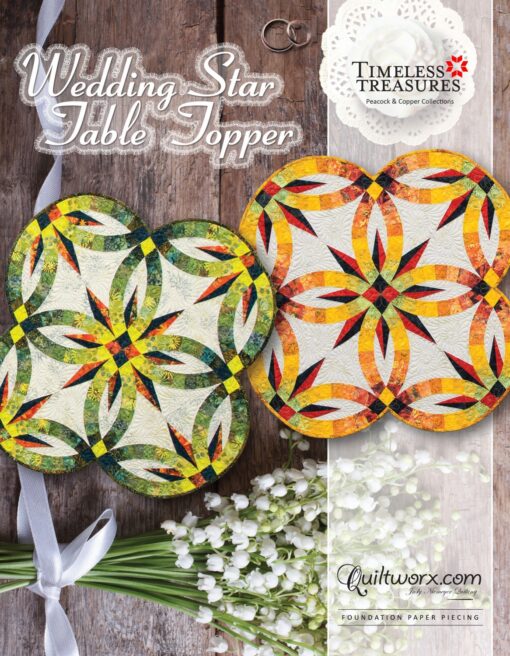 Wedding Star Table Topper - patchworkmønster